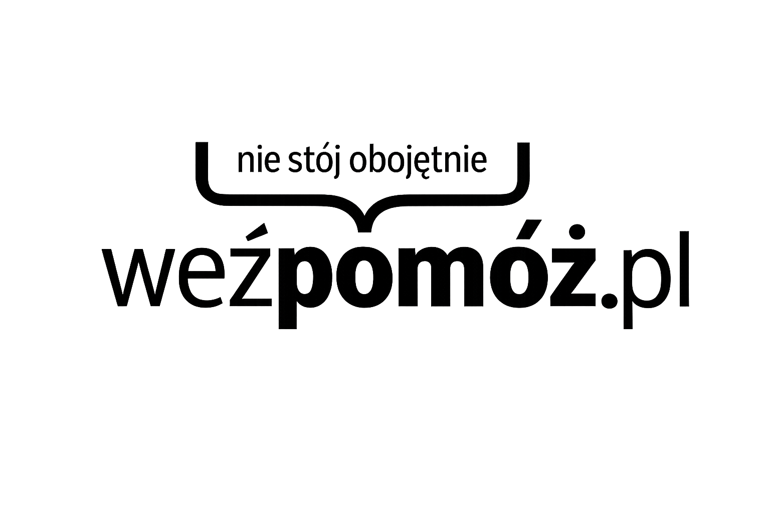 Logo z hasłem _nie stój obojętnie_